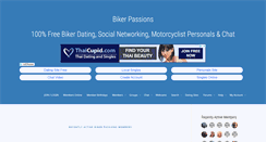 Desktop Screenshot of bikerpassions.com